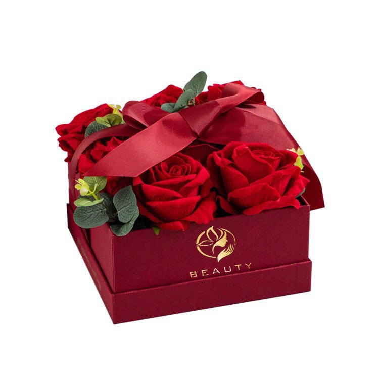 2025 Wholesale customized new cylinder box custom elegant rose flower packaging gift round flower box