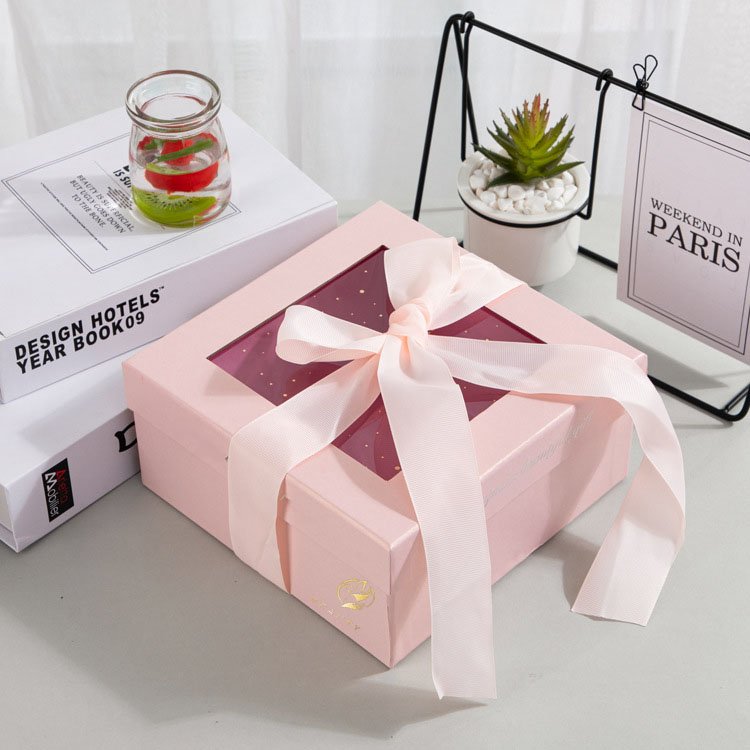 2025 Wholesale customized new cylinder box custom elegant rose flower packaging gift round flower box