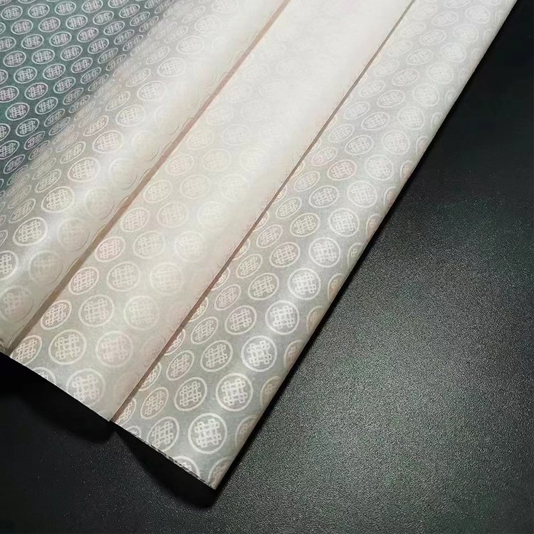 Eco Friendly Black Wrapping Tissue Paper Custom Full Printed Full Roll Customization Gift Wrapping Paper