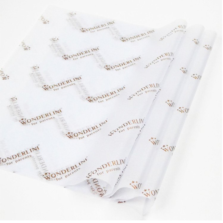Eco Friendly Black Wrapping Tissue Paper Custom Full Printed Full Roll Customization Gift Wrapping Paper