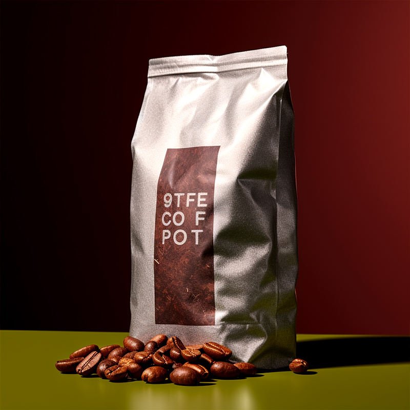 250g 500g 1kg Flat Bottom Coffee Pouch,Custom Empty Coffee Bags Custom Printed,Coffee Beans Packaging Bags