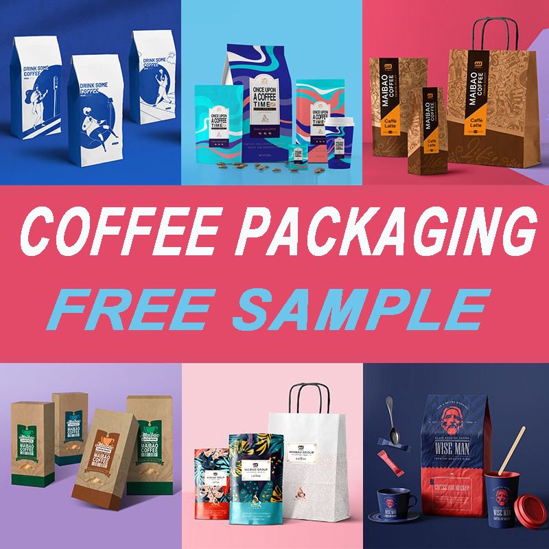 250g 500g 1kg Flat Bottom Coffee Pouch,Custom Empty Coffee Bags Custom Printed,Coffee Beans Packaging Bags