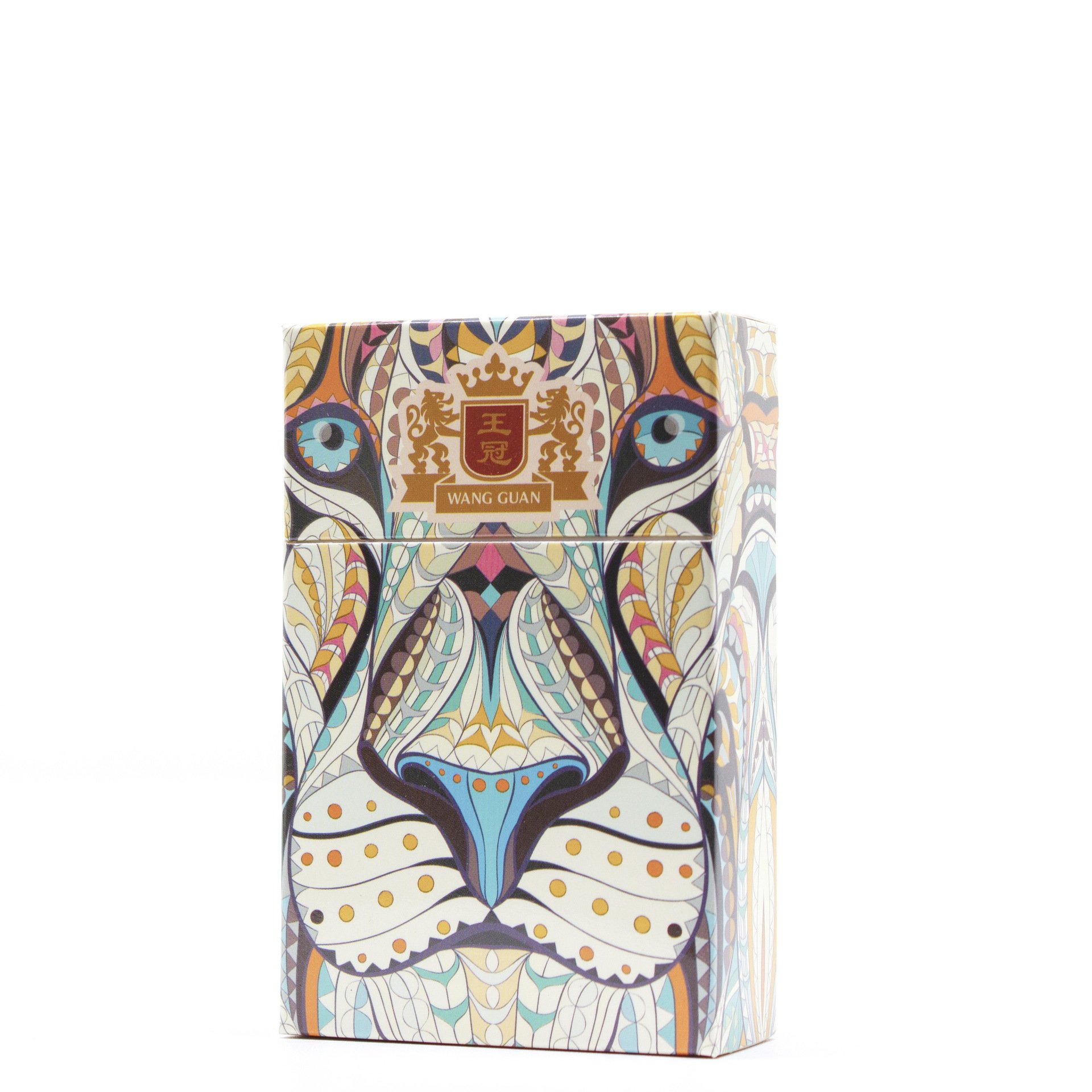 Cigarette packaging paper box disposable 20pcs medium cigarettes flip box plain tobacco packing