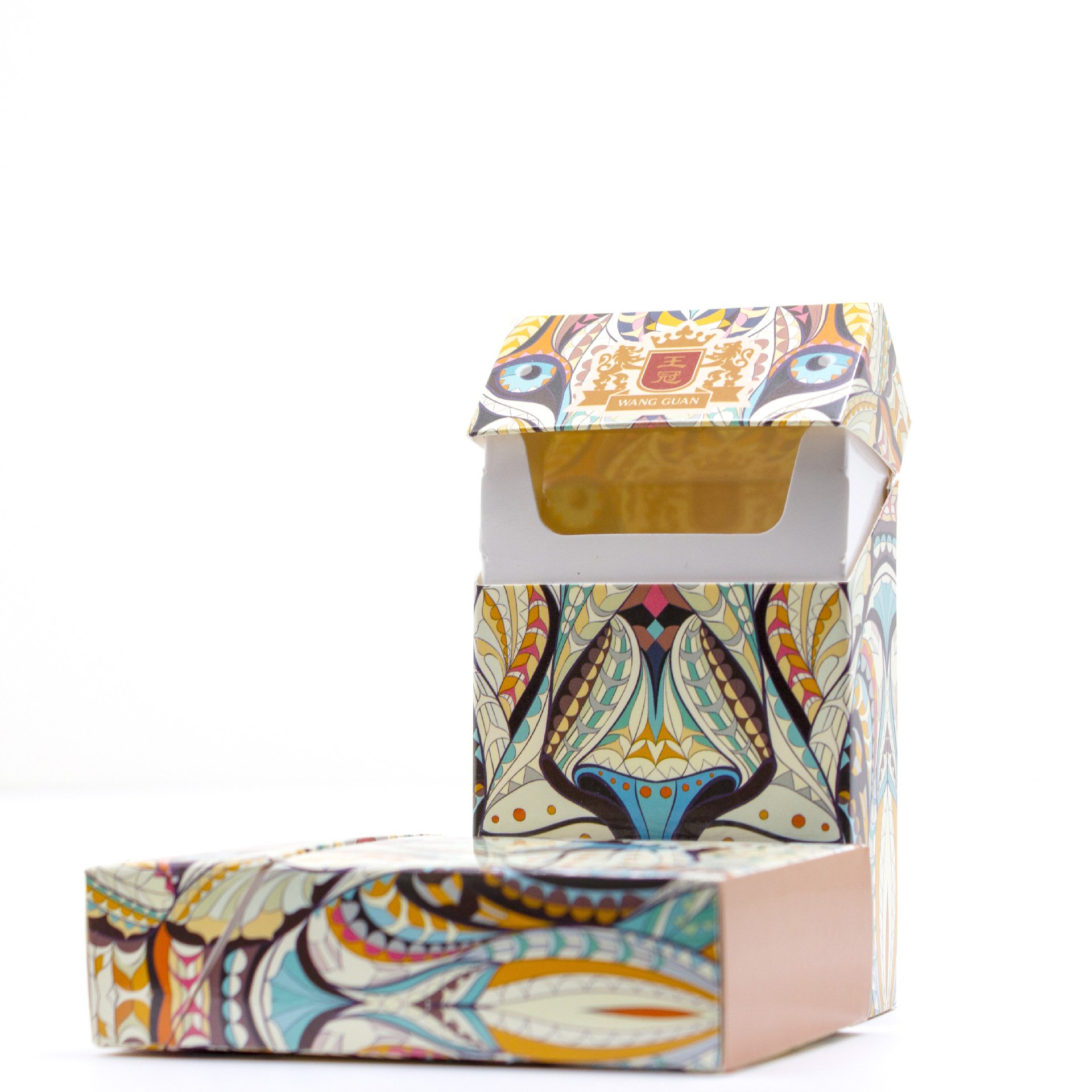 Cigarette packaging paper box disposable 20pcs medium cigarettes flip box plain tobacco packing