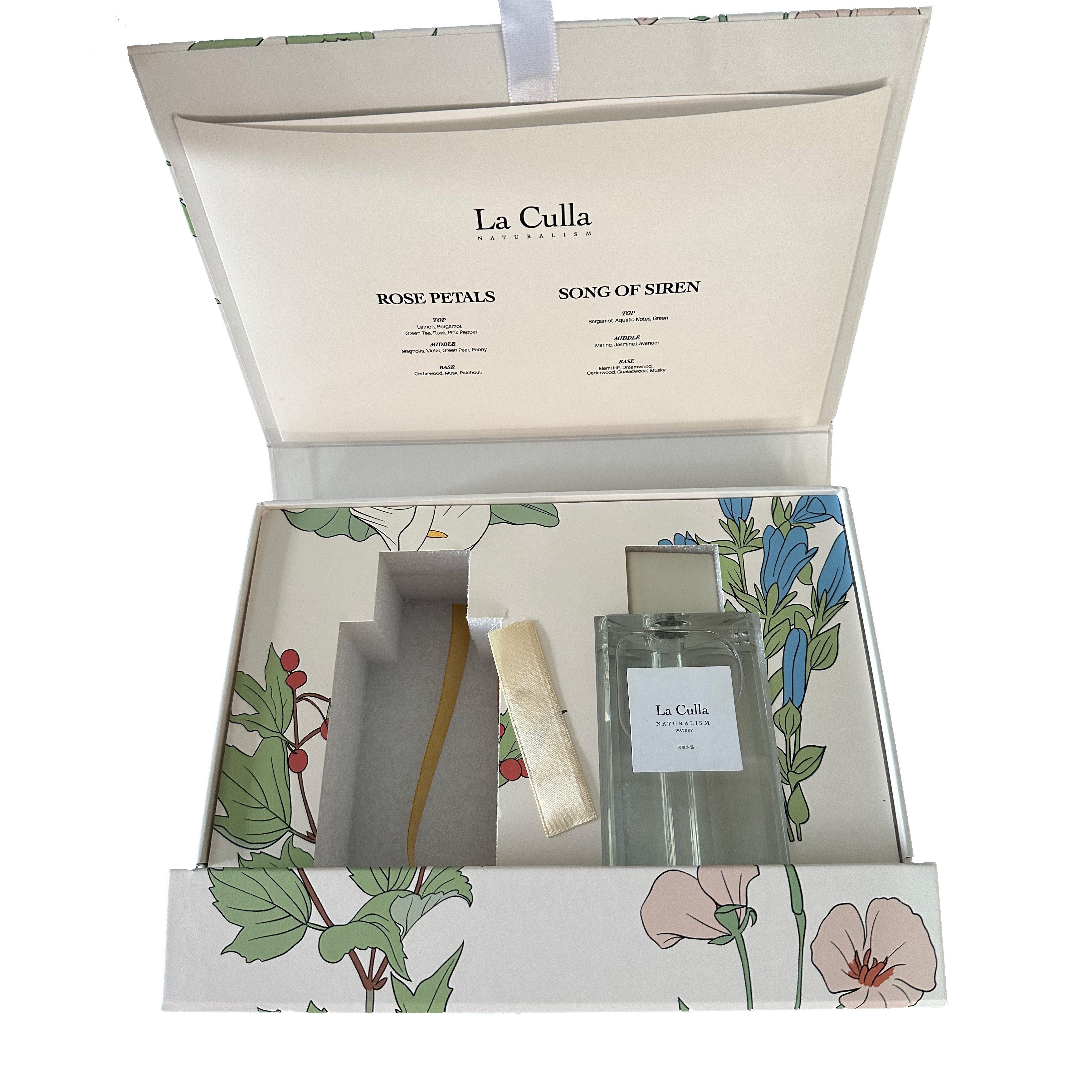 High-Grade Mini Corrugated Kraft Paper Perfume Carton Packaging Custom Logo Foil For Cosmetics Clothes Gifts