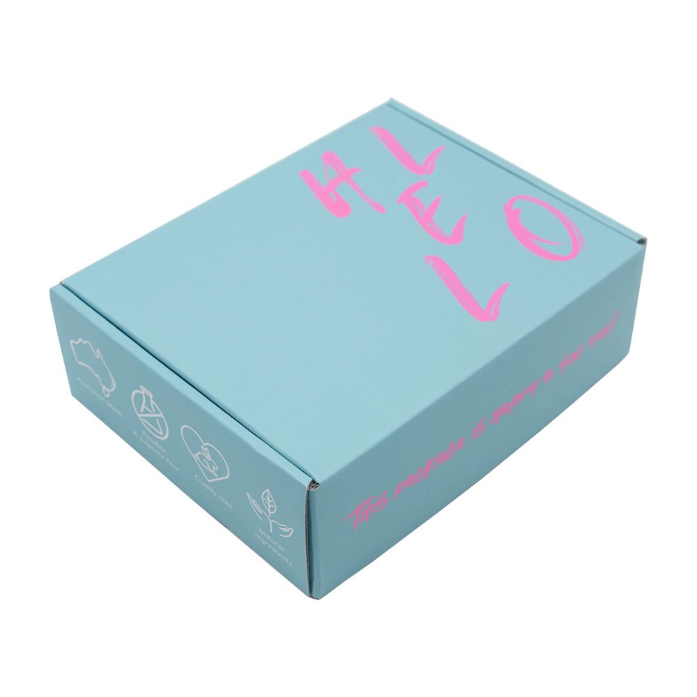 Custom logo packaging paper box aircraft box cardboard corrugated paper box