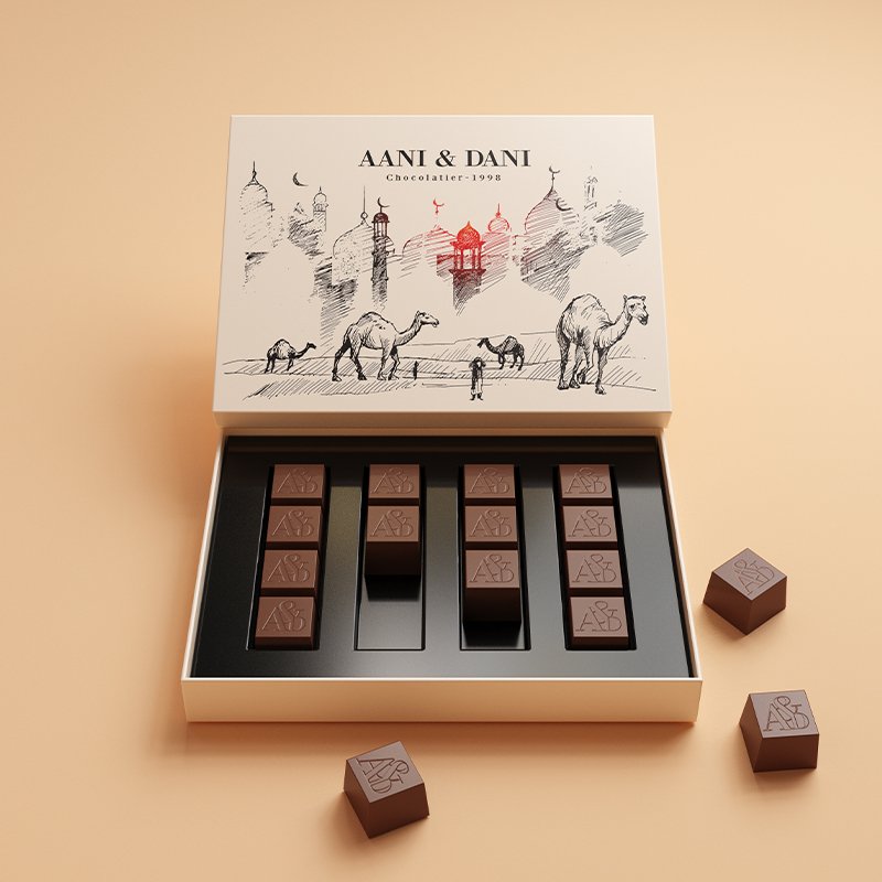 Custom Fashion Luxury Empty Chocolate Bar Bonbon Gift Box Sweet Candy Dates Gift Cardboard Paper Packaging Box For Chocolate
