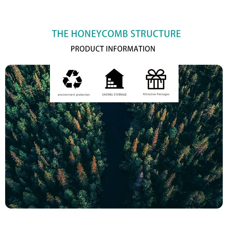 Customized size multicolor honeycomb paper packaging materials recyclable cushion paper wrap sheet