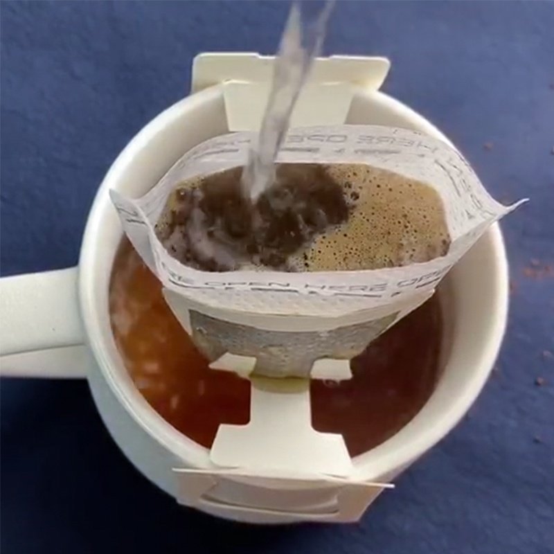 Eco-friendly material disposable cup drip hanging ear coffee filter bag package