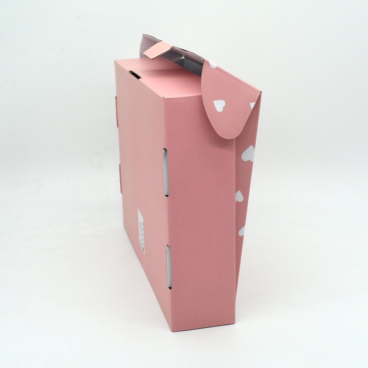 Custom Logo Pink Corrugated Mailer Cardboard Cosmetic Set Paper Packaging Mailing Postal Shipping Boxes