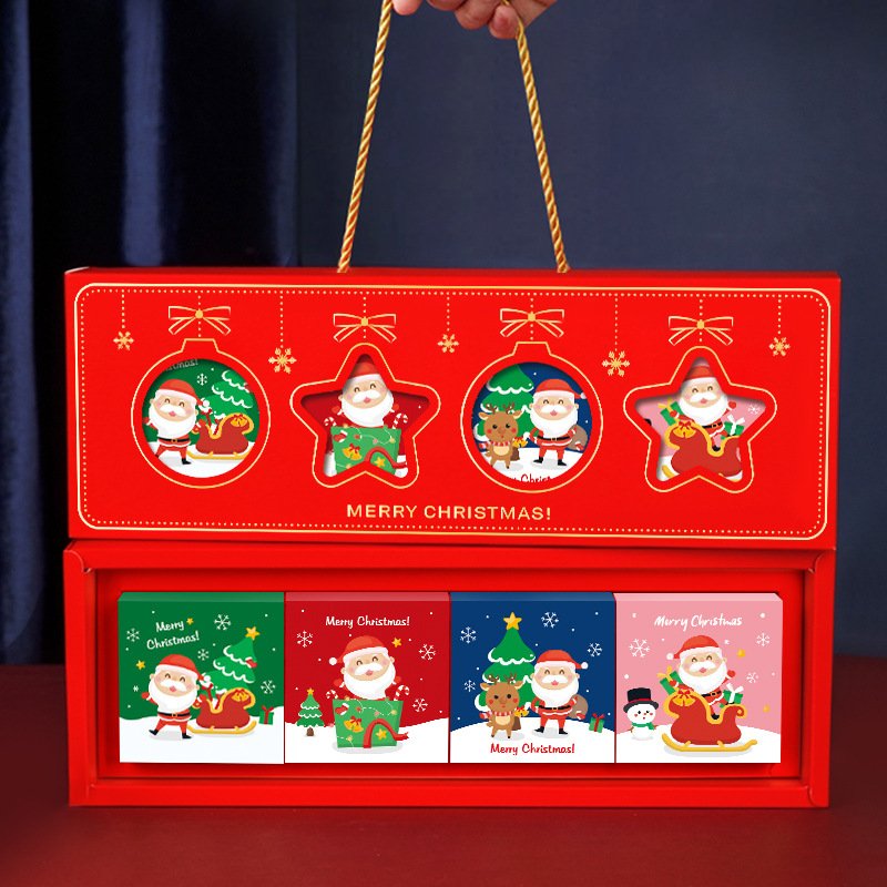 Cake Christmas Pancake Packaging Box Cartoon Decorative Paper Cup Plugin Internet Red Hot Selling Cake Paper Cup