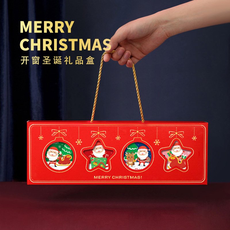 Cake Christmas Pancake Packaging Box Cartoon Decorative Paper Cup Plugin Internet Red Hot Selling Cake Paper Cup