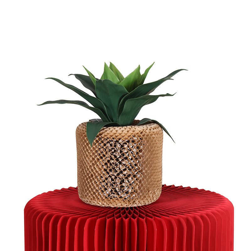 Wholesale Eco Wrap Paper Honeycomb Cushion Paper Sleeve For Fragile Goods Honeycomb Protective Sleeves Packaging