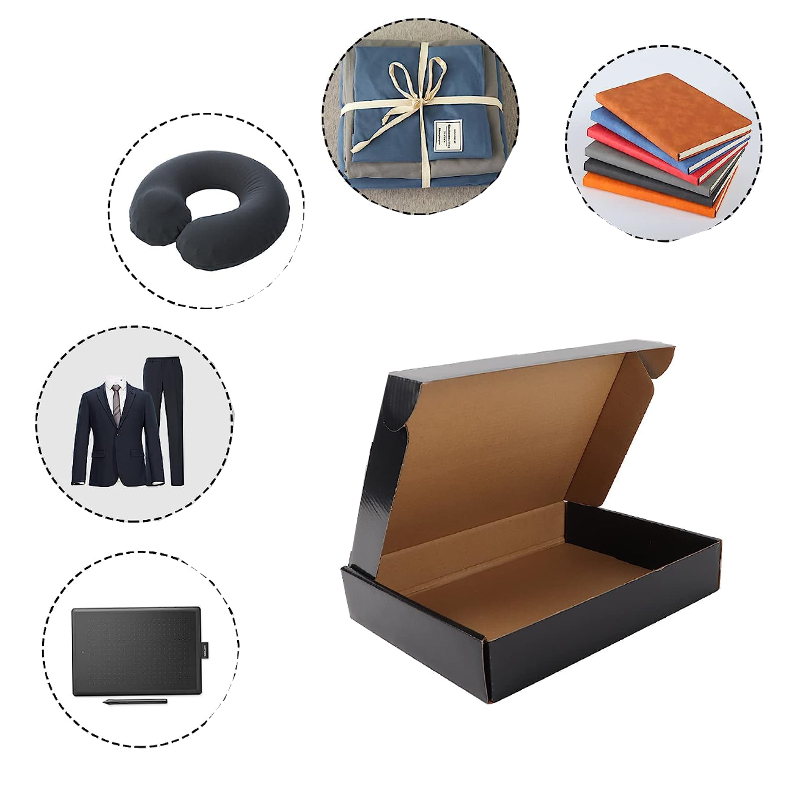 Hot Sale Custom Logo Printed Shoe Clothing Fold Corrugated Cardboard Gift Shipping Box