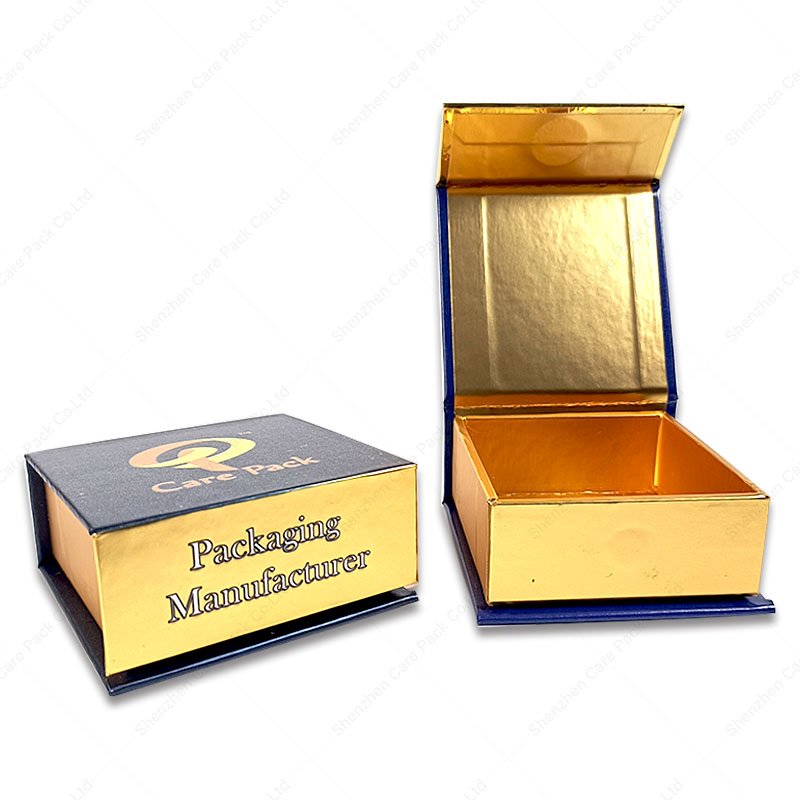 Customized Glass Bottom Jar Wax Oil Magnet Box Rigid Hard Cardboard Flip Top Packaging Paper Box For Concentrate Round Jar