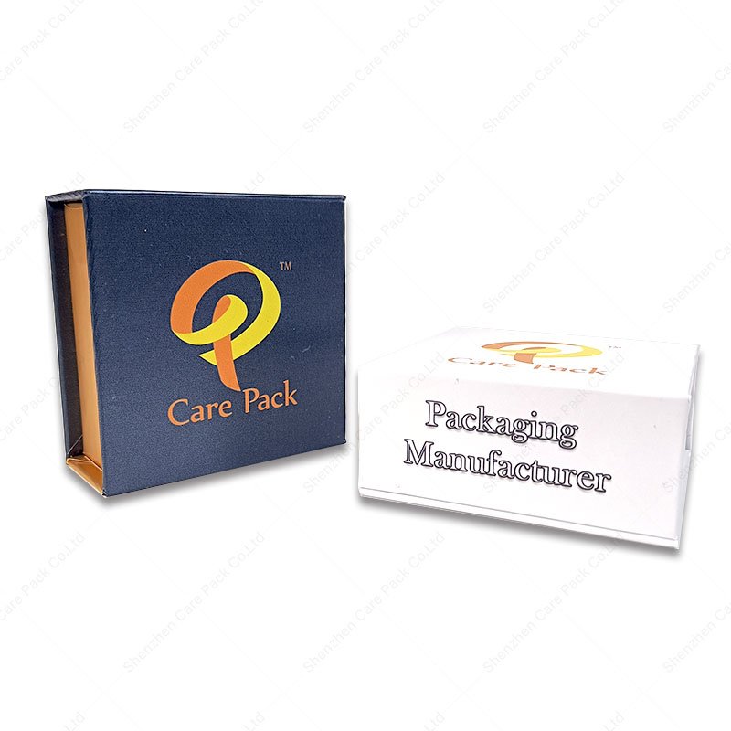 Customized Glass Bottom Jar Wax Oil Magnet Box Rigid Hard Cardboard Flip Top Packaging Paper Box For Concentrate Round Jar