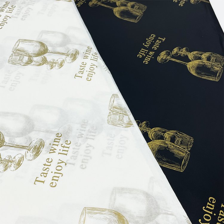 Custom Printed Logo Moisture-proof Gift Wrapping Tissue Paper ,Pear Paper, Wrapping paper Packaging Clothes Shoes and Gift