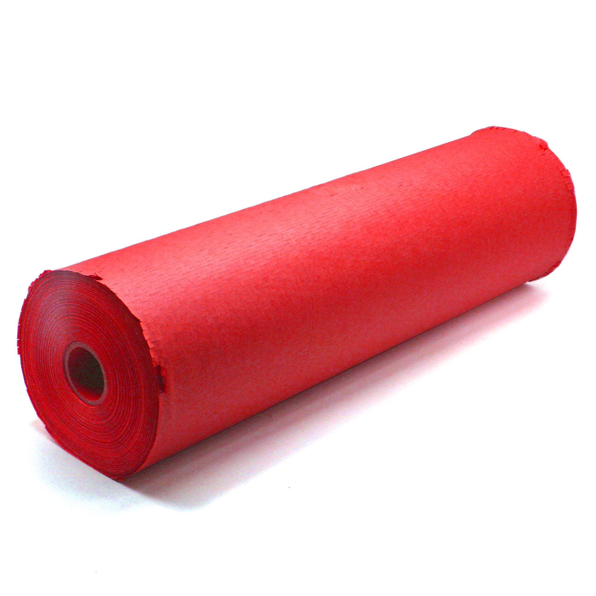 Red 80gsm packaging paper honeycomb cushioning wrap paper roll Eco-friendly kraft paper for gift moving packing