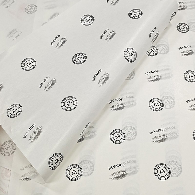 Customized Logo Gift Box Food Sandwich Shoe Bag 17 Grams Tissue Butter Wrapping Paper for packaging