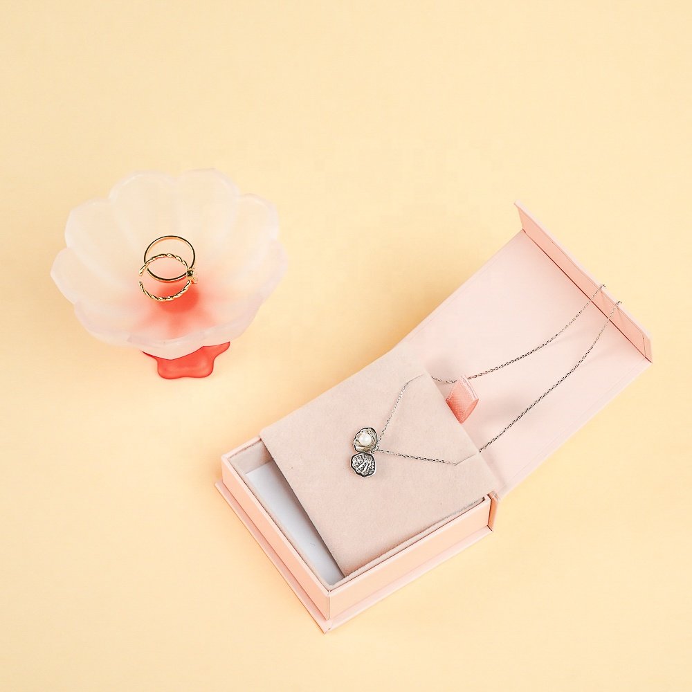 wholesale gift kraft rigid biodegradable small cardboard packaging paper jewelry custom luxury sliding drawer box