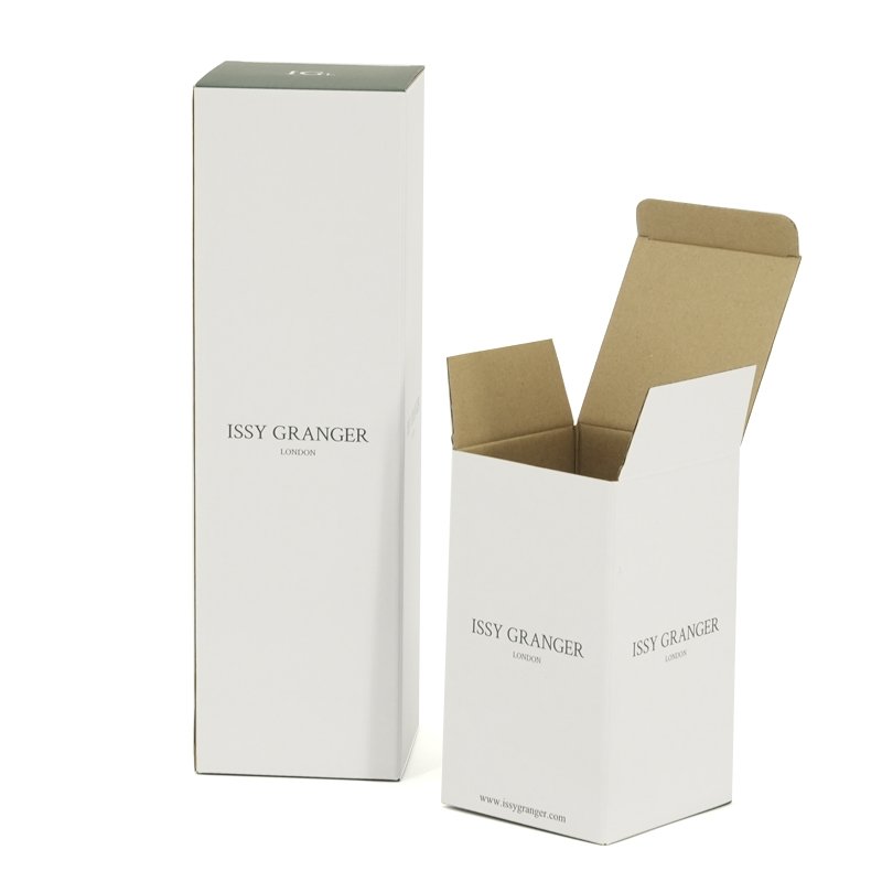 Customized full colorful printing top & bottom full overlap corrugated paper box for Skin care products