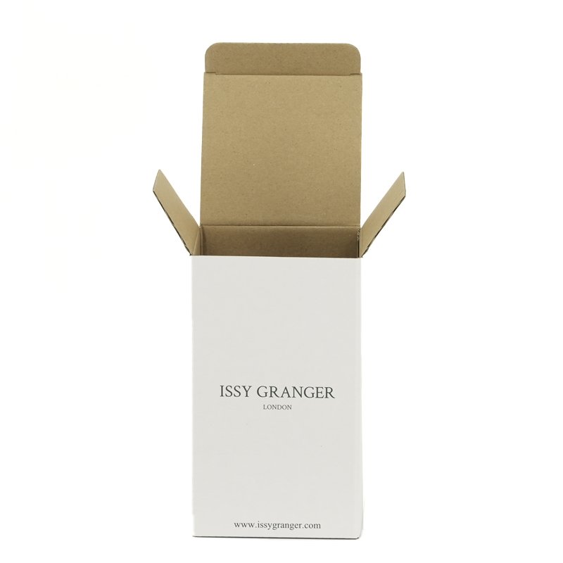 Customized full colorful printing top & bottom full overlap corrugated paper box for Skin care products