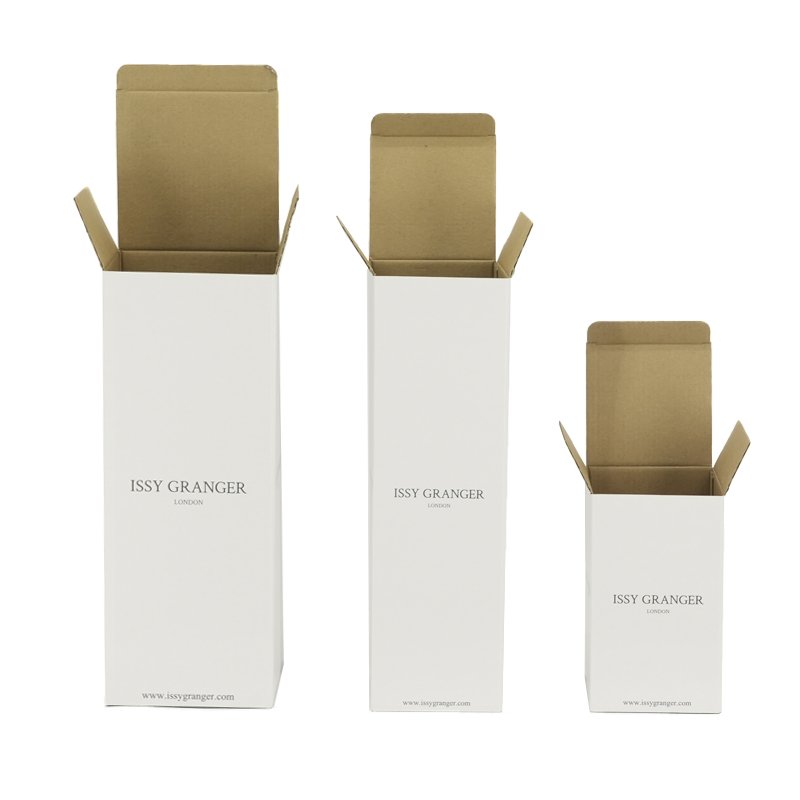 Customized full colorful printing top & bottom full overlap corrugated paper box for Skin care products