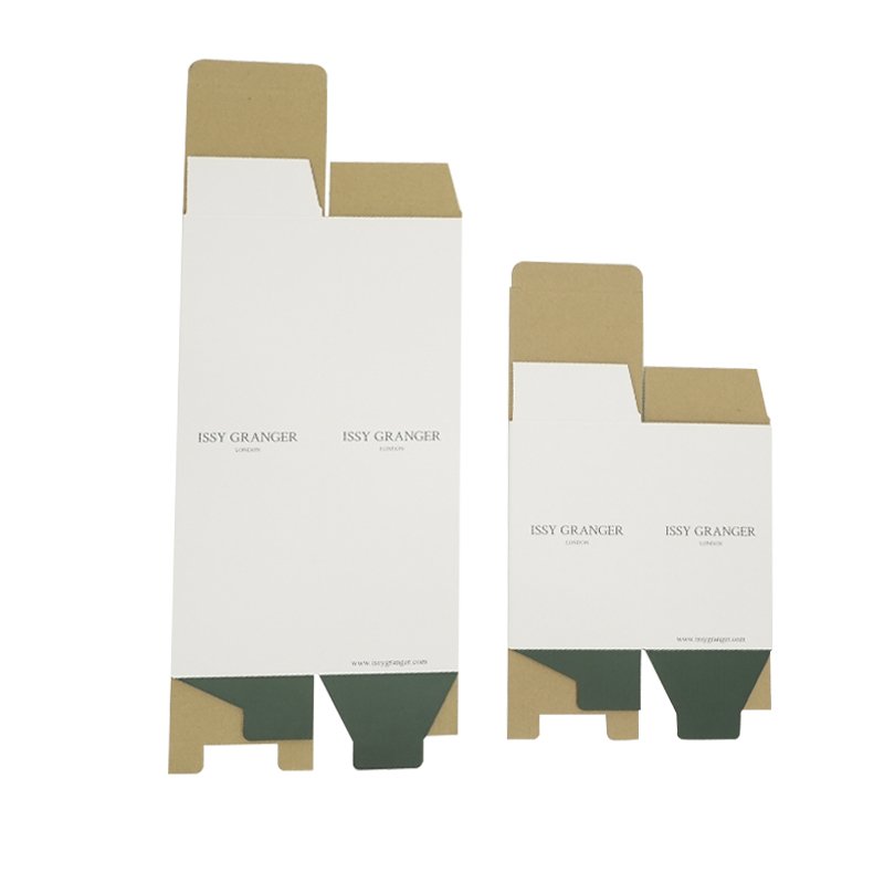 Customized full colorful printing top & bottom full overlap corrugated paper box for Skin care products