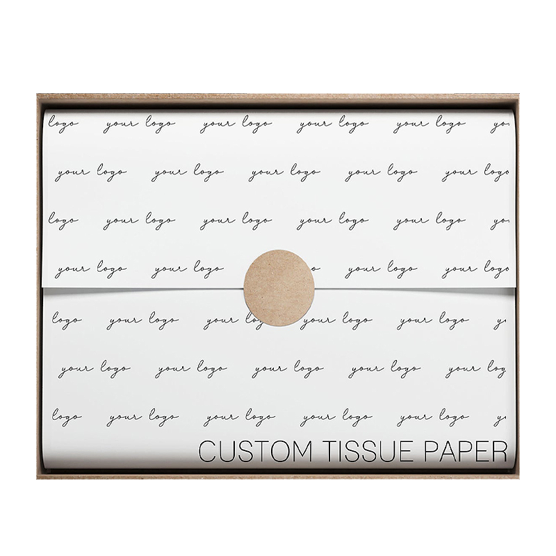Guangzhou factory custom foil stamping tissue paper wrapping paper for clothing packaging