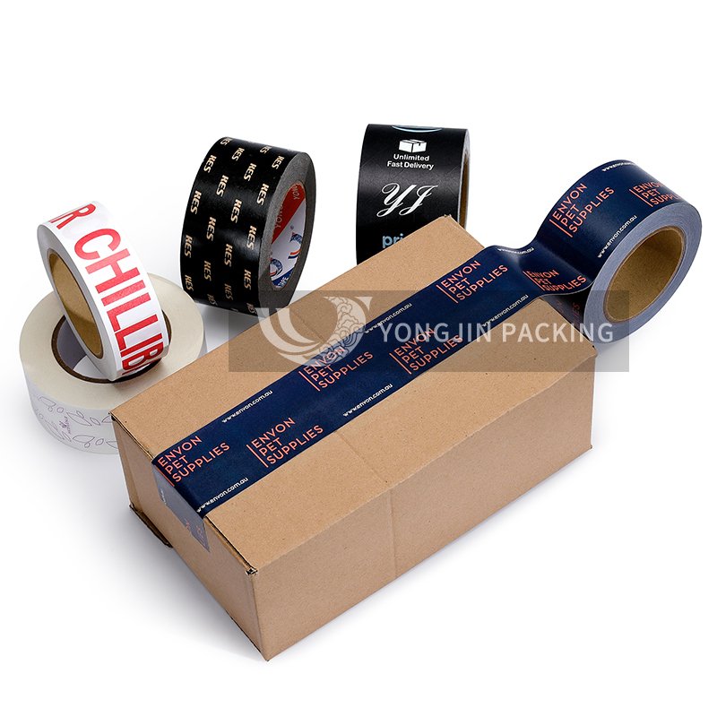 Professional Customized Print Logo Packaging Kraft Paper Recycled Pack Tape