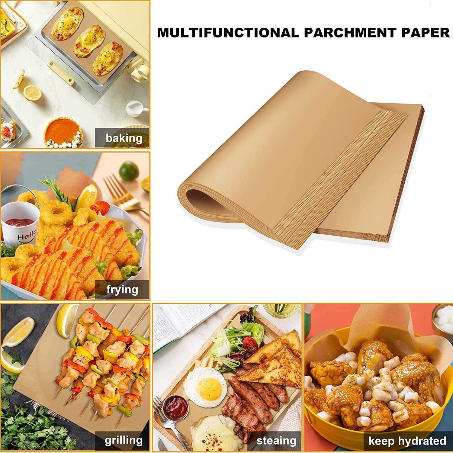 Waterproof Greaseproof Non Stick Food Wrapping Baking Paper Oven Paper