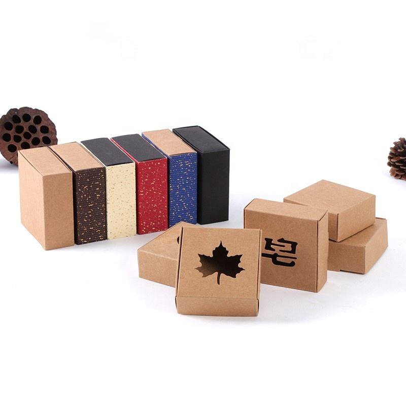 Manufacturer Design Custom Printed Logo Soap Box Kraft Packaging Paper Box For Brand New Company