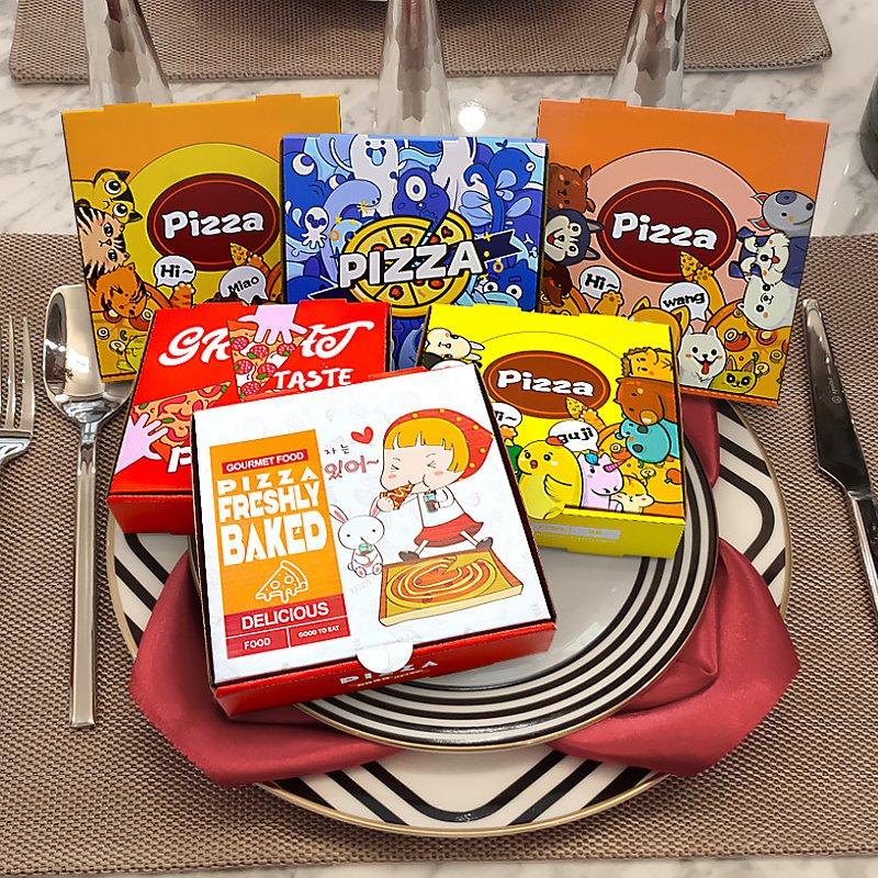 JiJiD Powerful Manufacturer Custom Printed Pizza Box China Wholesale Pizza Paper Packing Box
