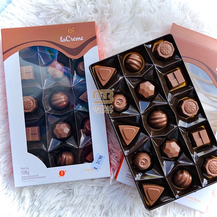 Custom promotional oem sustainable food packaging vertical date for ramadan Dubai decorated deluxe gift date chocolate paper box