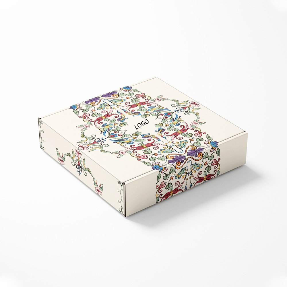 Source Factory Custom Printed Rigid Cardboard Deluxe 120g Corrugated Boxes Mailing Shipping Boxes Drawer Packaging Paper Boxes