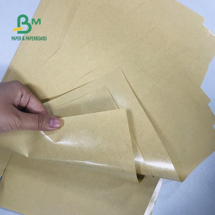 50G 80G PE coating brown kraft paper for packaging