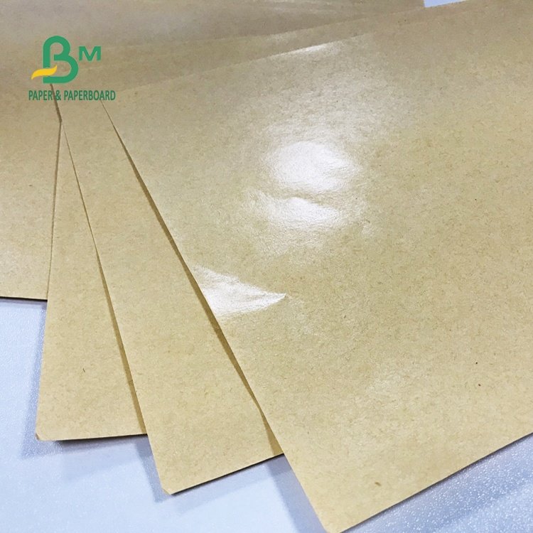 50G 80G PE coating brown kraft paper for packaging
