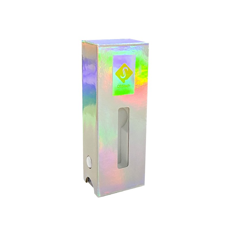 0.5ml 1ml 2ml child proof holographic cart Box child Resistant Paper Packaging Paper Cartridge pen Box With Button Lock