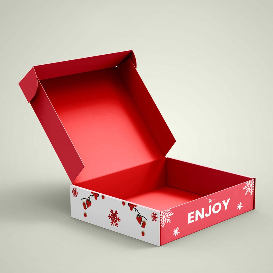 eco friendly corrugated paper luxury custom paper package box t shirt packaging for cloth