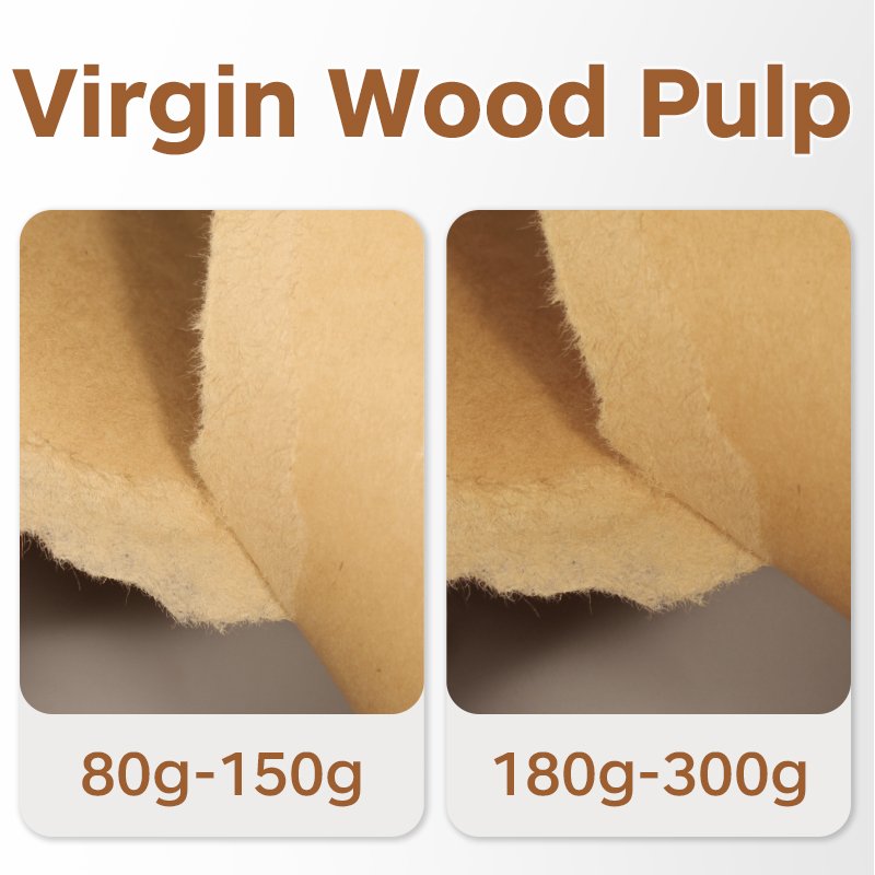 Yalan 80g 120g 200g Jumbo Brown Kraft Roll DIY Gifts Pack Sheets Eco friendly Thick Brown Wrapping Paper Custom Kraft Paper Roll