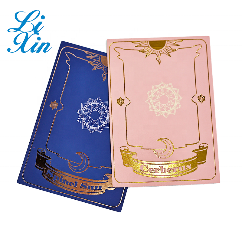 Wholesale Customize Jewelry card hang tag Brand Logo Name Card Foil Material