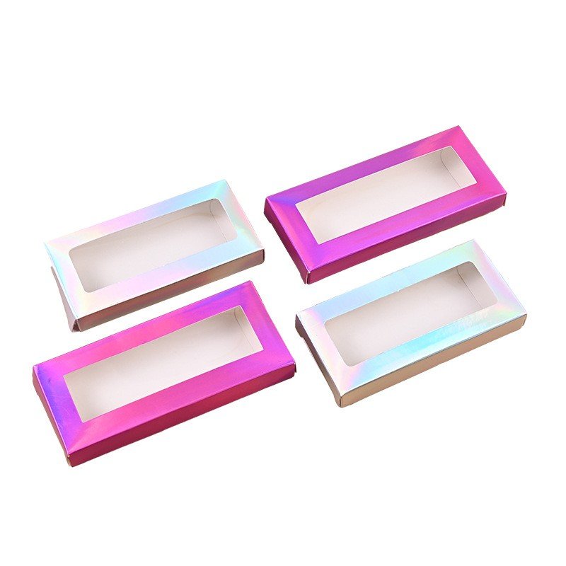 Luxury cosmetic paper boxes in stock colored nail board packaging box with cardstock discounted price