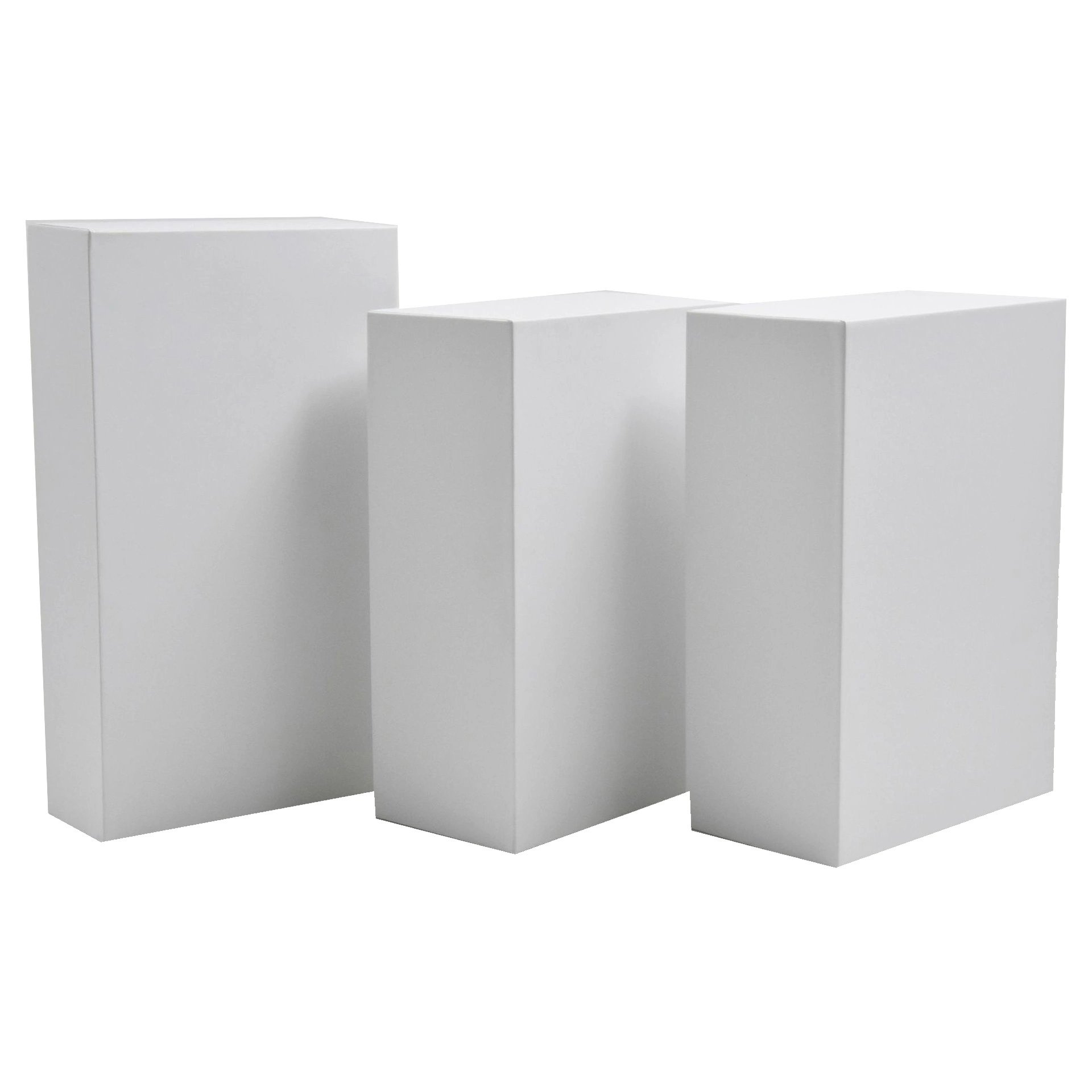 Wholesale Custom Printing Glossy Paper Strong Cardboard Box With Clear Transparent Lid Display Gift Box Set