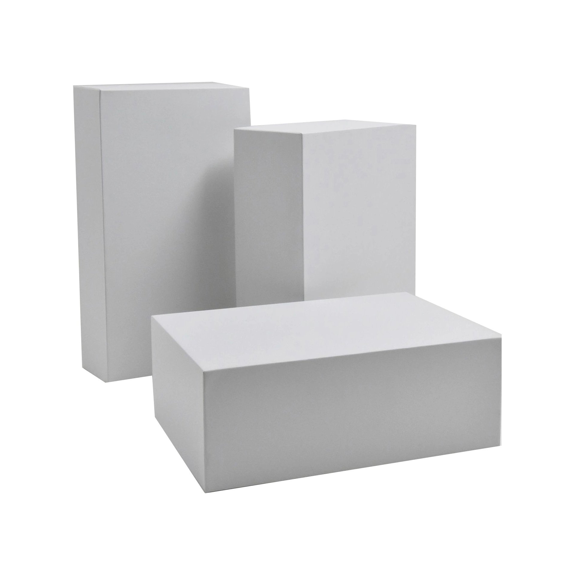 Wholesale Custom Printing Glossy Paper Strong Cardboard Box With Clear Transparent Lid Display Gift Box Set