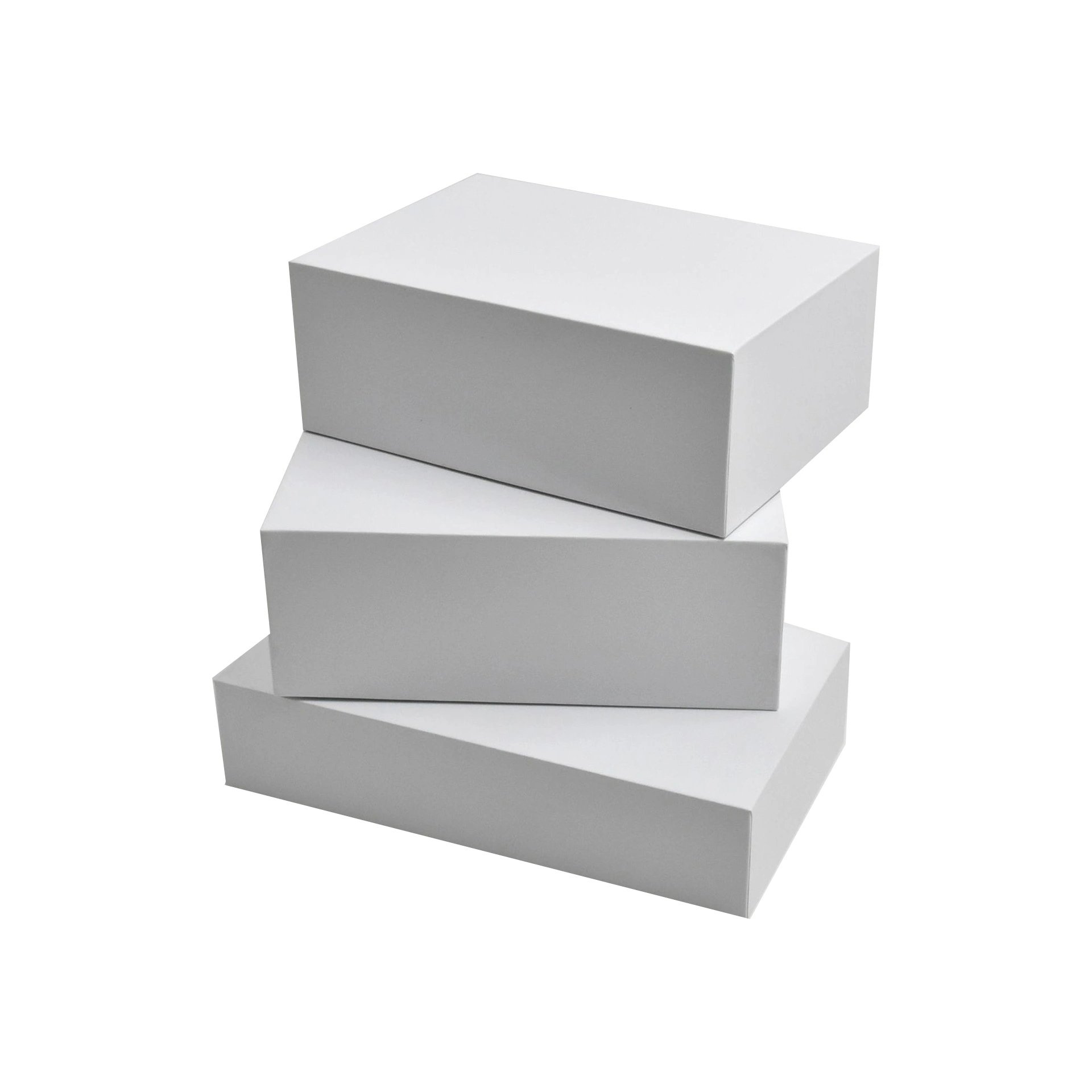 Wholesale Custom Printing Glossy Paper Strong Cardboard Box With Clear Transparent Lid Display Gift Box Set