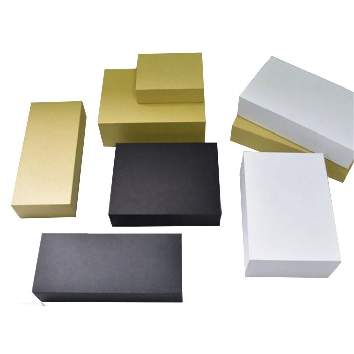 Wholesale Custom Printing Glossy Paper Strong Cardboard Box With Clear Transparent Lid Display Gift Box Set