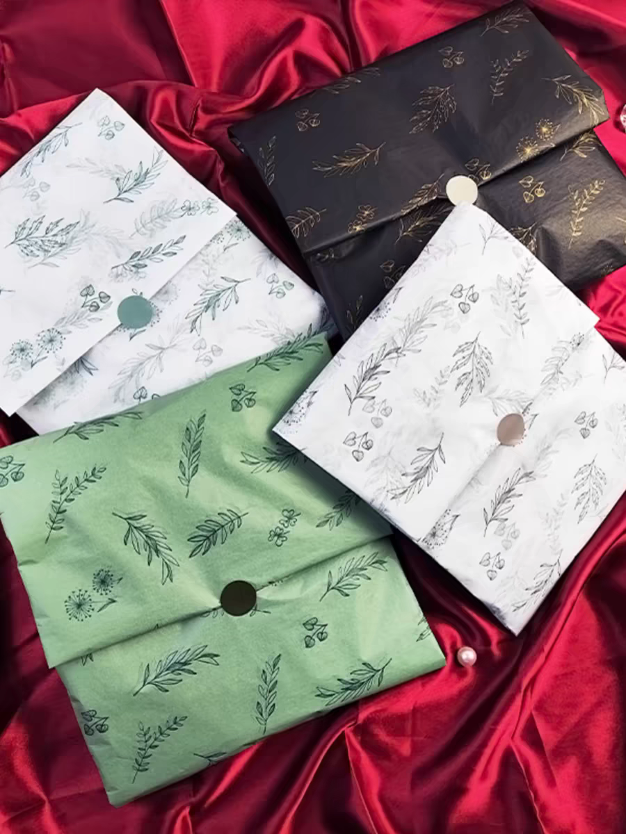 Factory Price Grass Collection Tissue Wrapping Paper Clothes Hand Bag Shoe Packaging Silk Paper