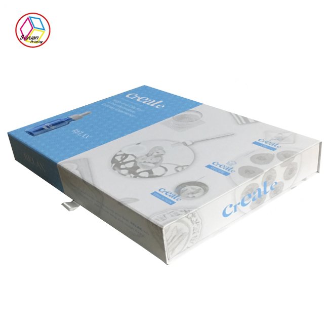 Custom magnetic luxury corrugated gift skincare packaging box for cosmetic packaging boxes
