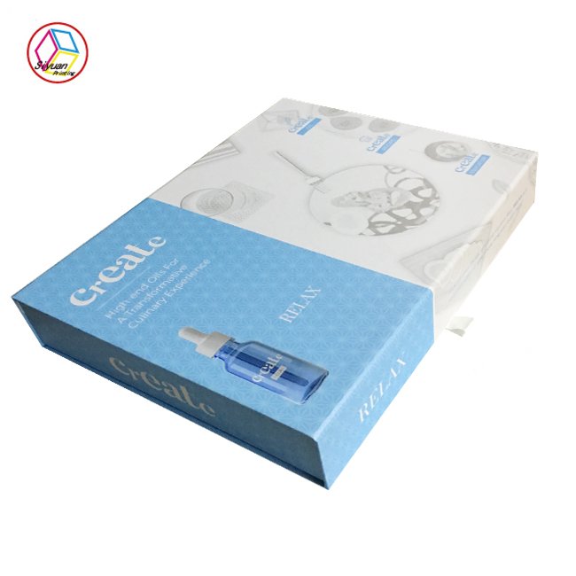 Custom magnetic luxury corrugated gift skincare packaging box for cosmetic packaging boxes