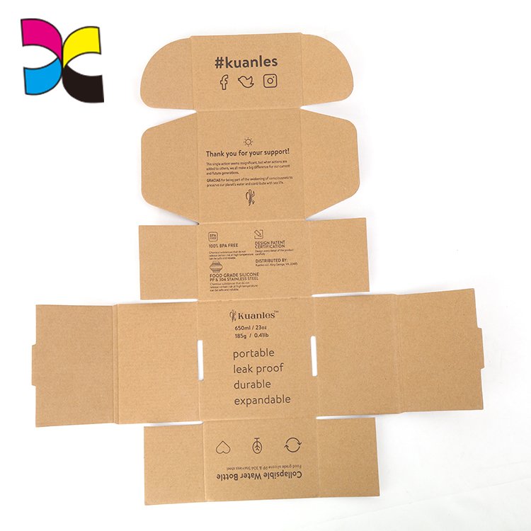 Wholesale Printing Recycled Brown Corrugated Custom Mailer Box Packaging Corrugated Paper Carton Box